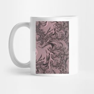 Swirling Floral Pattern Mug